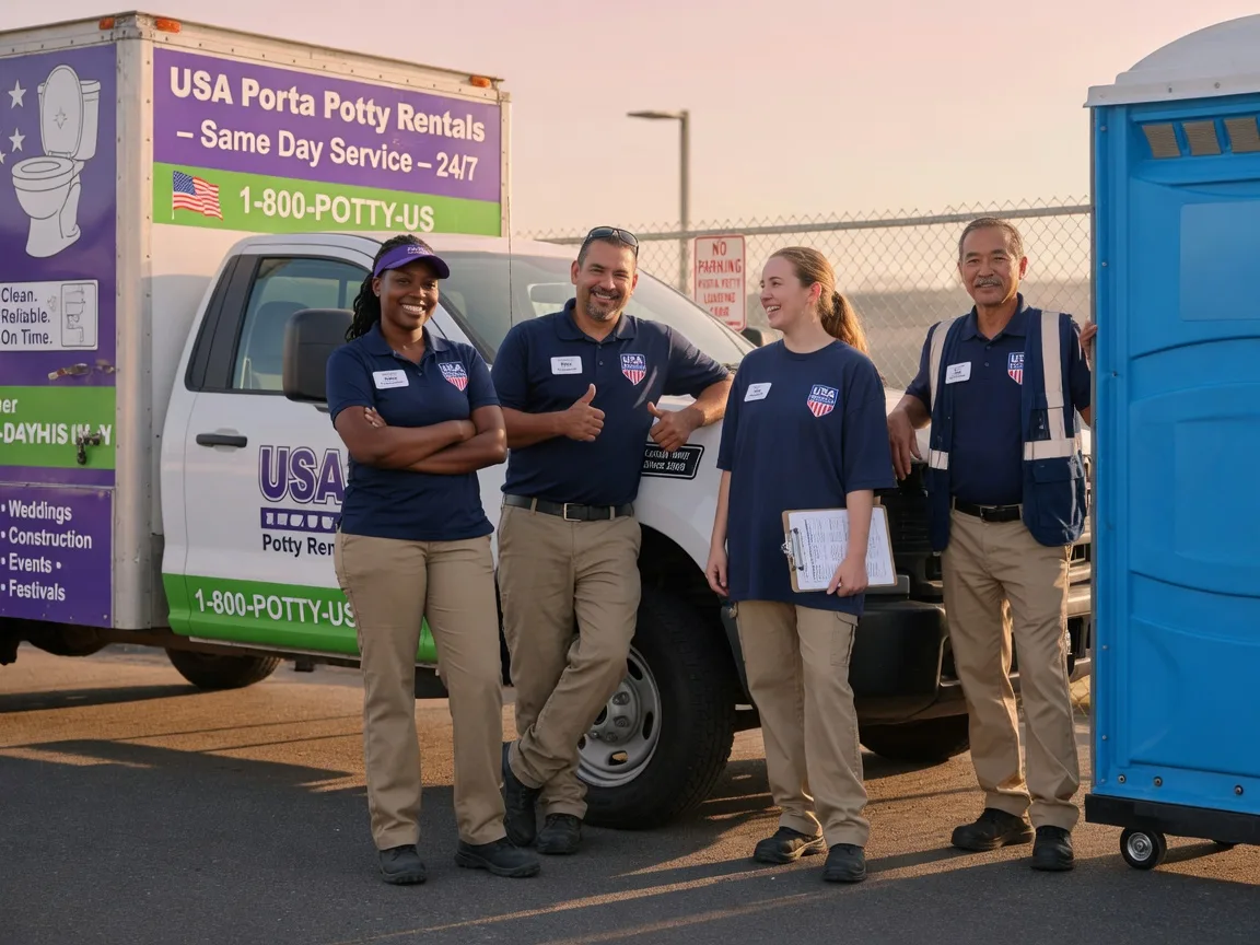 Porta Potty Rental company in Huddleston, VA
